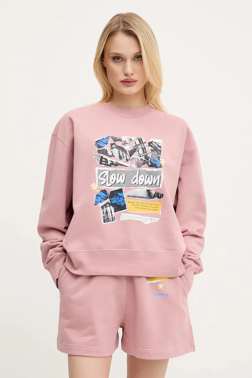 Moschino Jeans Памучен суичър