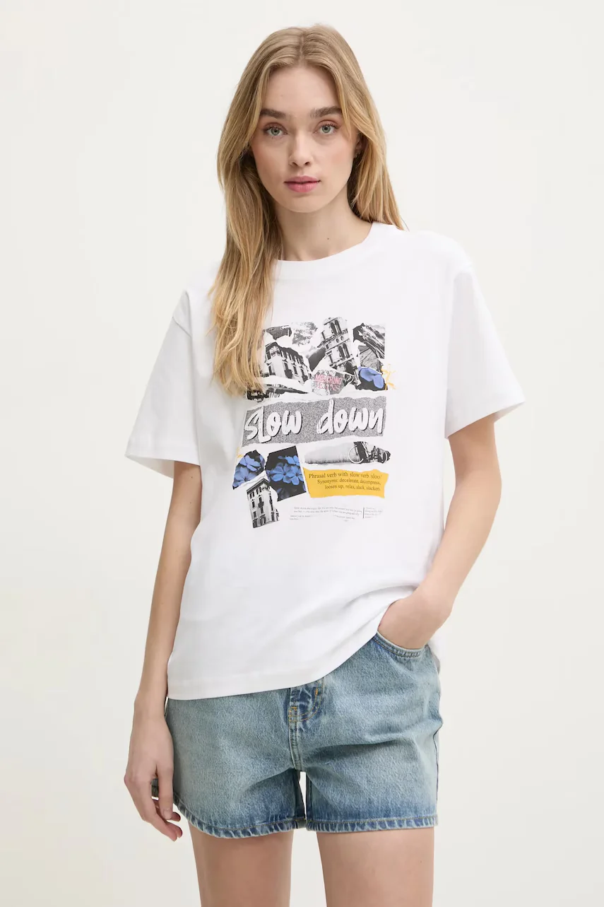 Moschino Jeans Памучна тениска