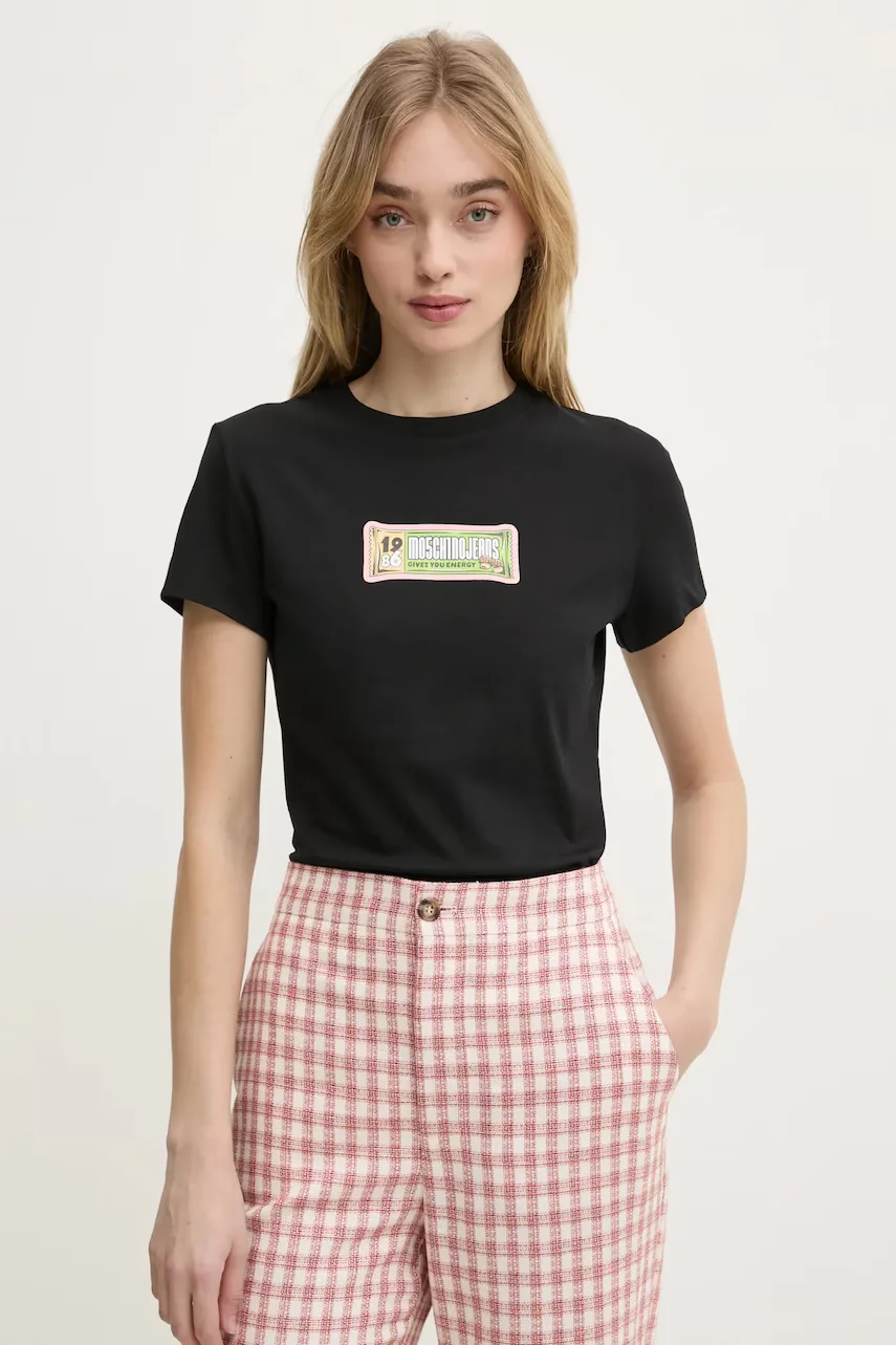 Moschino Jeans Памучна тениска