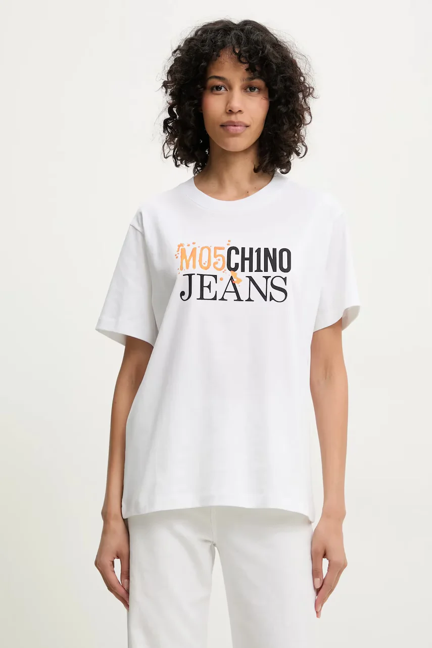 Moschino Jeans Памучна тениска