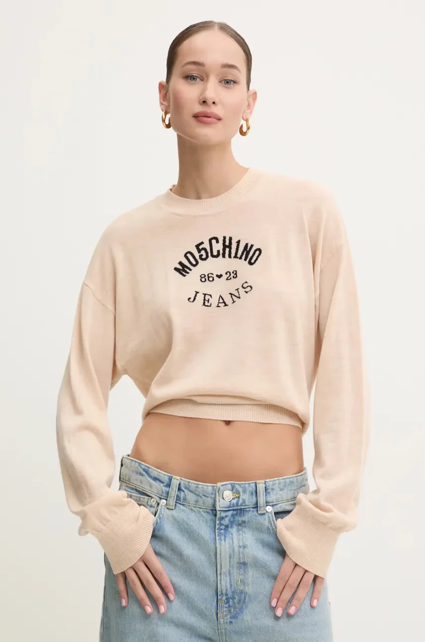 Moschino Jeans Вълнен пуловер