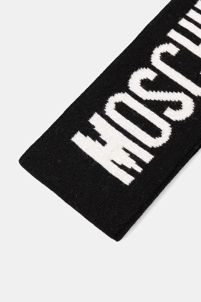 Moschino лента за глава дамска с вълна черна M2355 65235