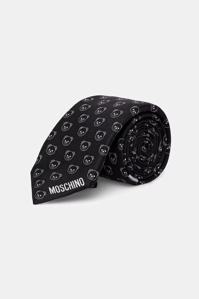 Moschino вратовръзка мъжка от коприна черна M5895 55079
