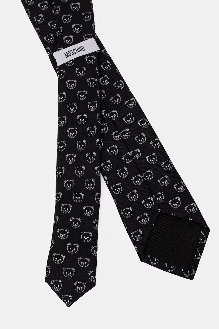 Moschino вратовръзка мъжка от коприна черна M5895 55079