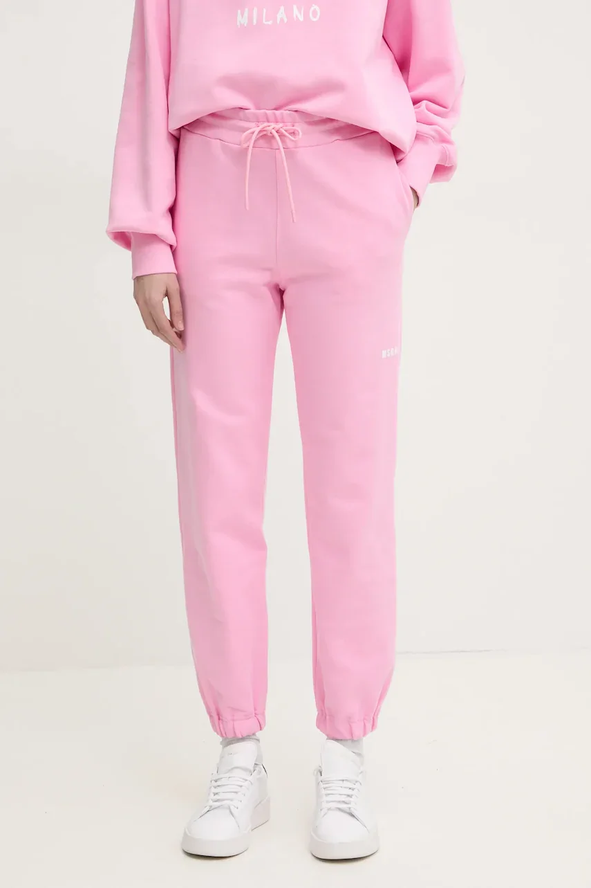 MSGM Памучен спортен панталон