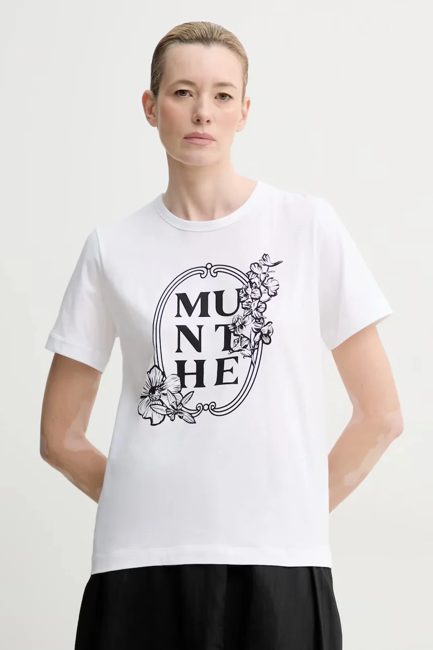 MUNTHE Памучна тениска FYNELLA