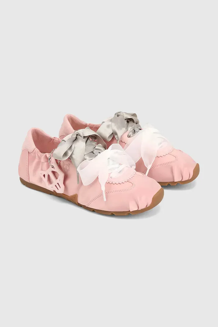 Naked Wolfe Adorable Pink Satin маратонки дамски розови