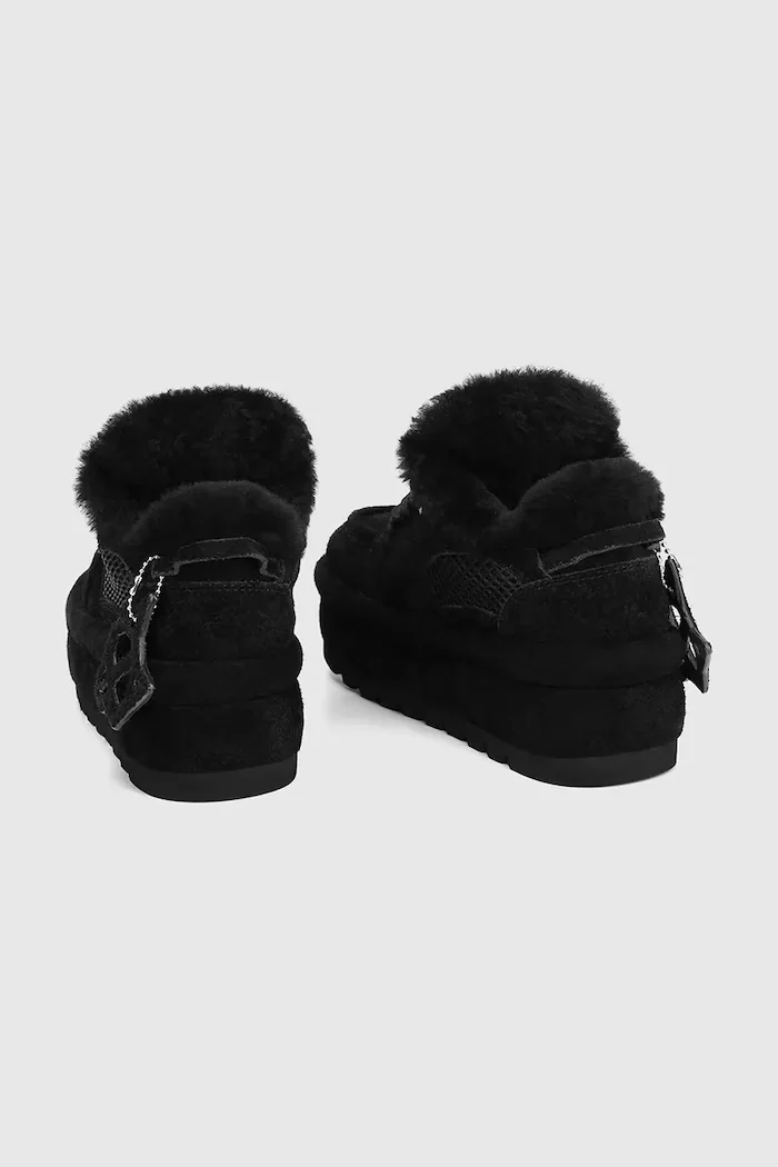 Naked Wolfe Beau апрески дамски от велур черни Beau Black Suede