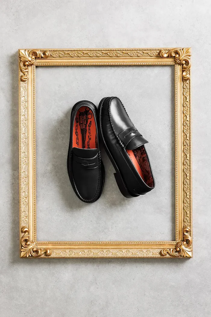 Naked Wolfe Кожени мокасини Riviera в черно Riviera Black Leather