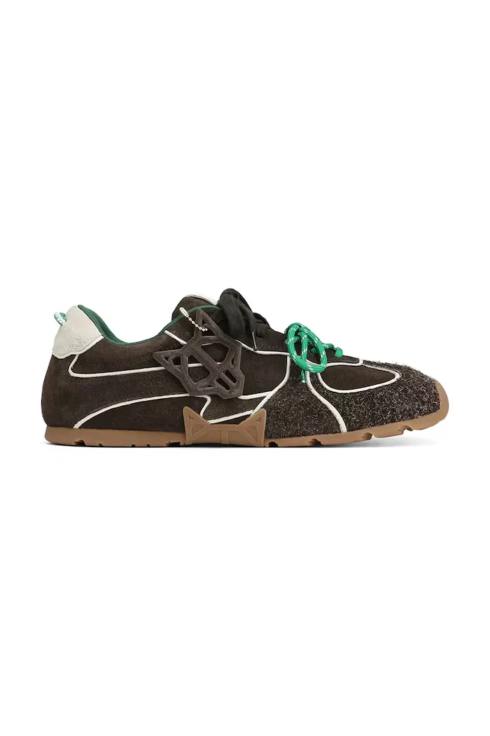 Naked Wolfe Велурени маратонки Ace-M мъжки в кафяво Ace Brown Suede