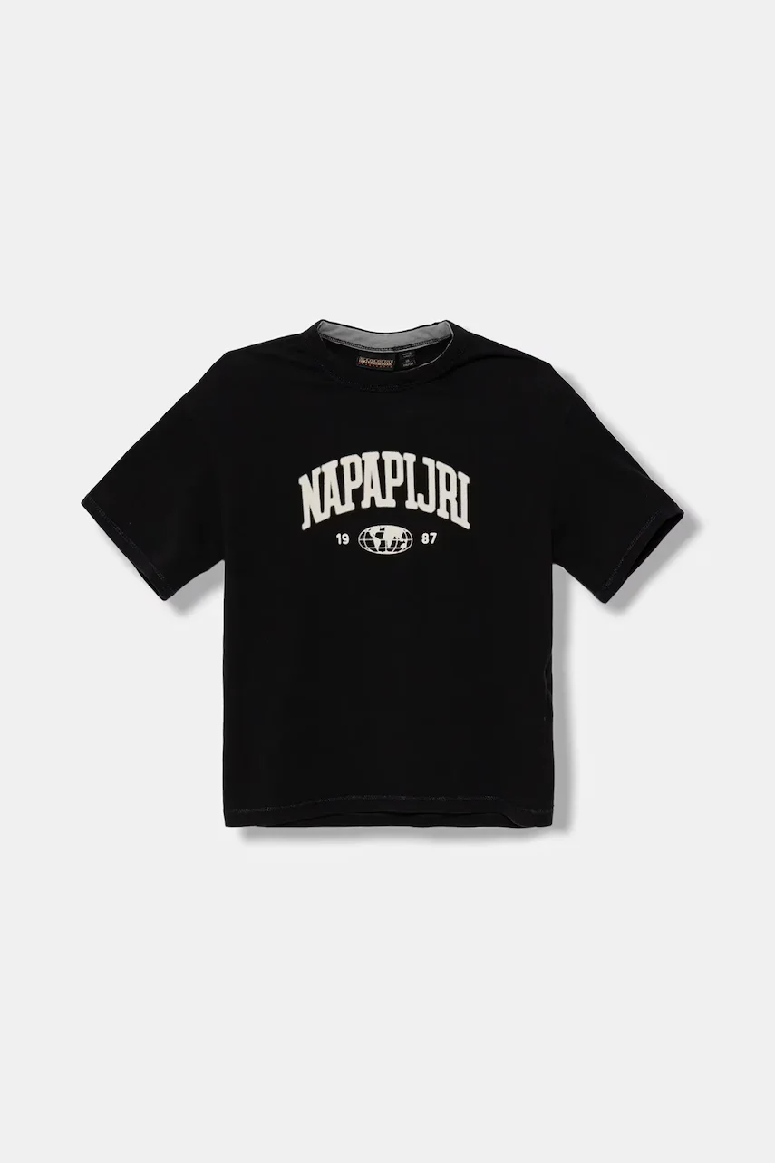 Napapijri Детска памучна тениска S-INOT