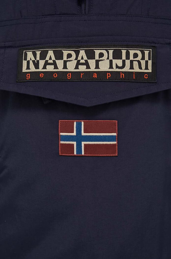 Napapijri Яке в тъмносиньо преходен модел