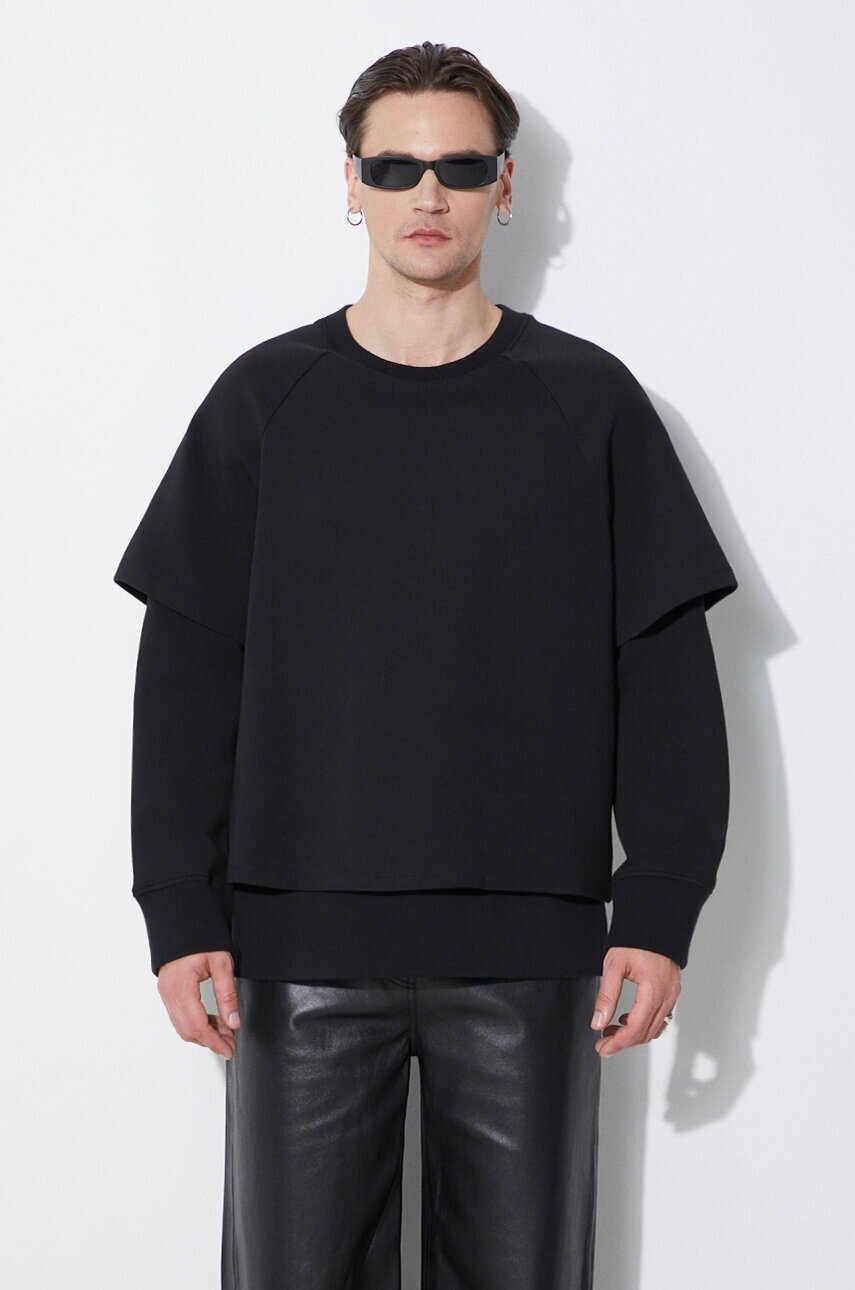 Neil Barrett Суичър Slim Dropped Shoulder Double Layer Sweatshirt