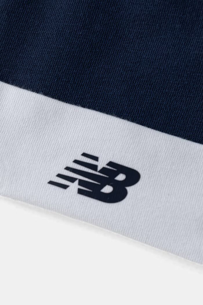 New Balance боди за бебе от памук тъмносиньо LAKB0106