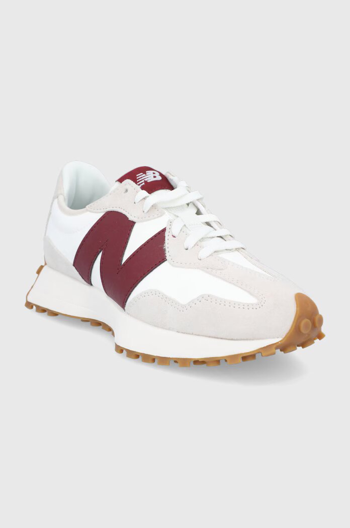 New Balance Обувки 327 в бяло с равна подметка WS327KA