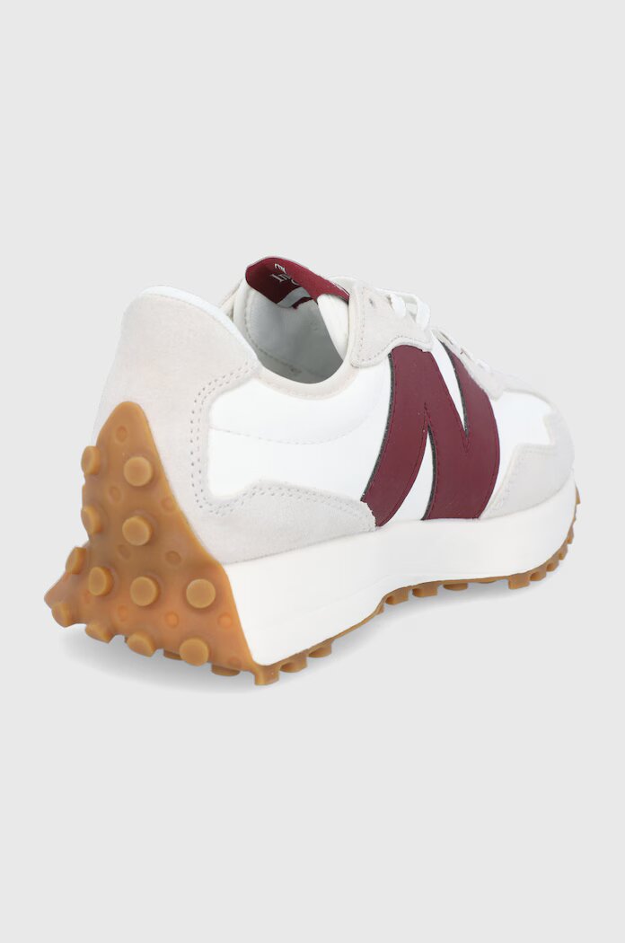 New Balance Обувки 327 в бяло с равна подметка WS327KA