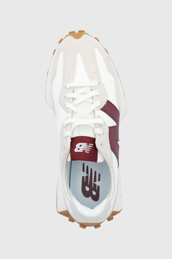 New Balance Обувки 327 в бяло с равна подметка WS327KA
