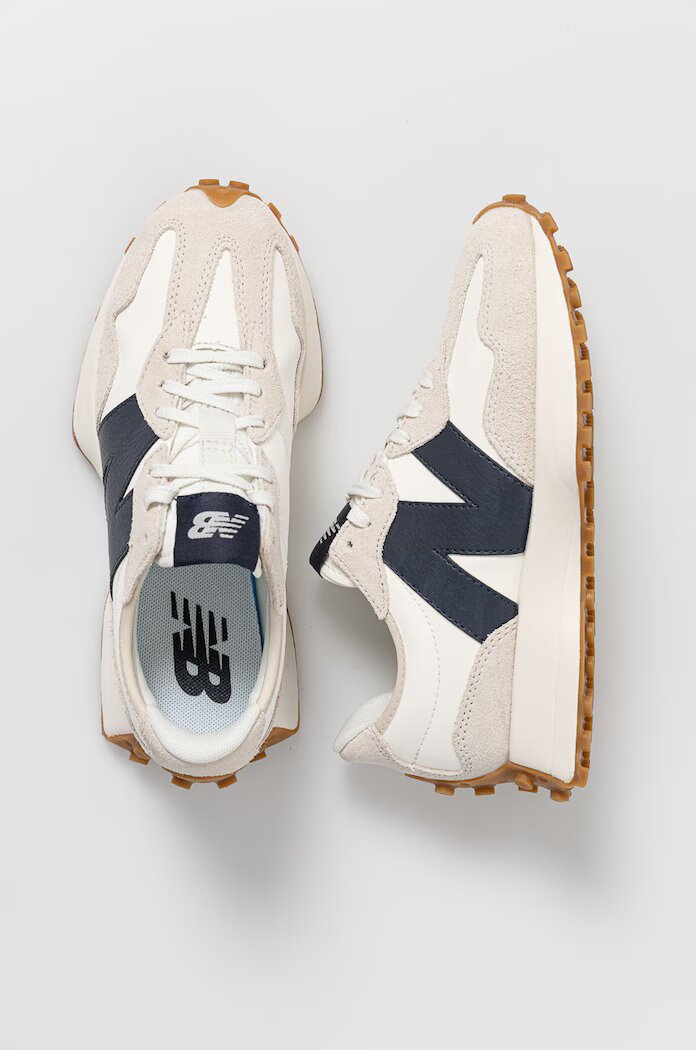 New Balance Обувки 327 в тъмносиньо с платформа WS327KB