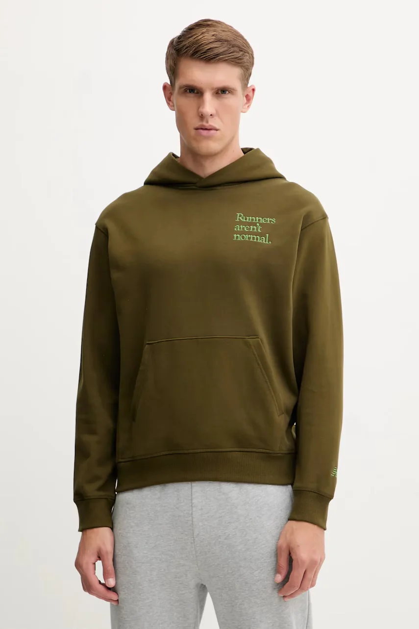 New Balance Памучен суичър