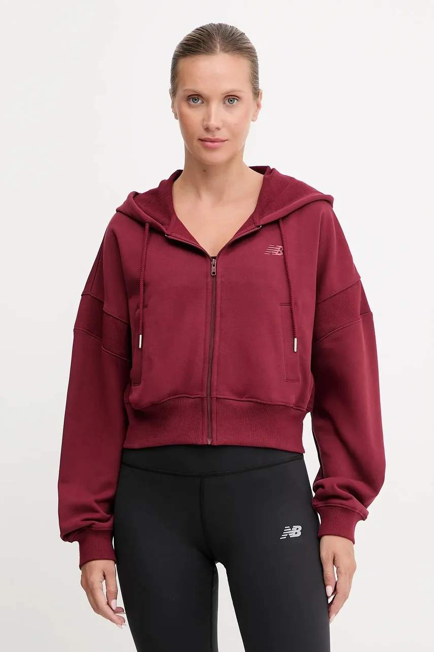 New Balance Памучен суичър