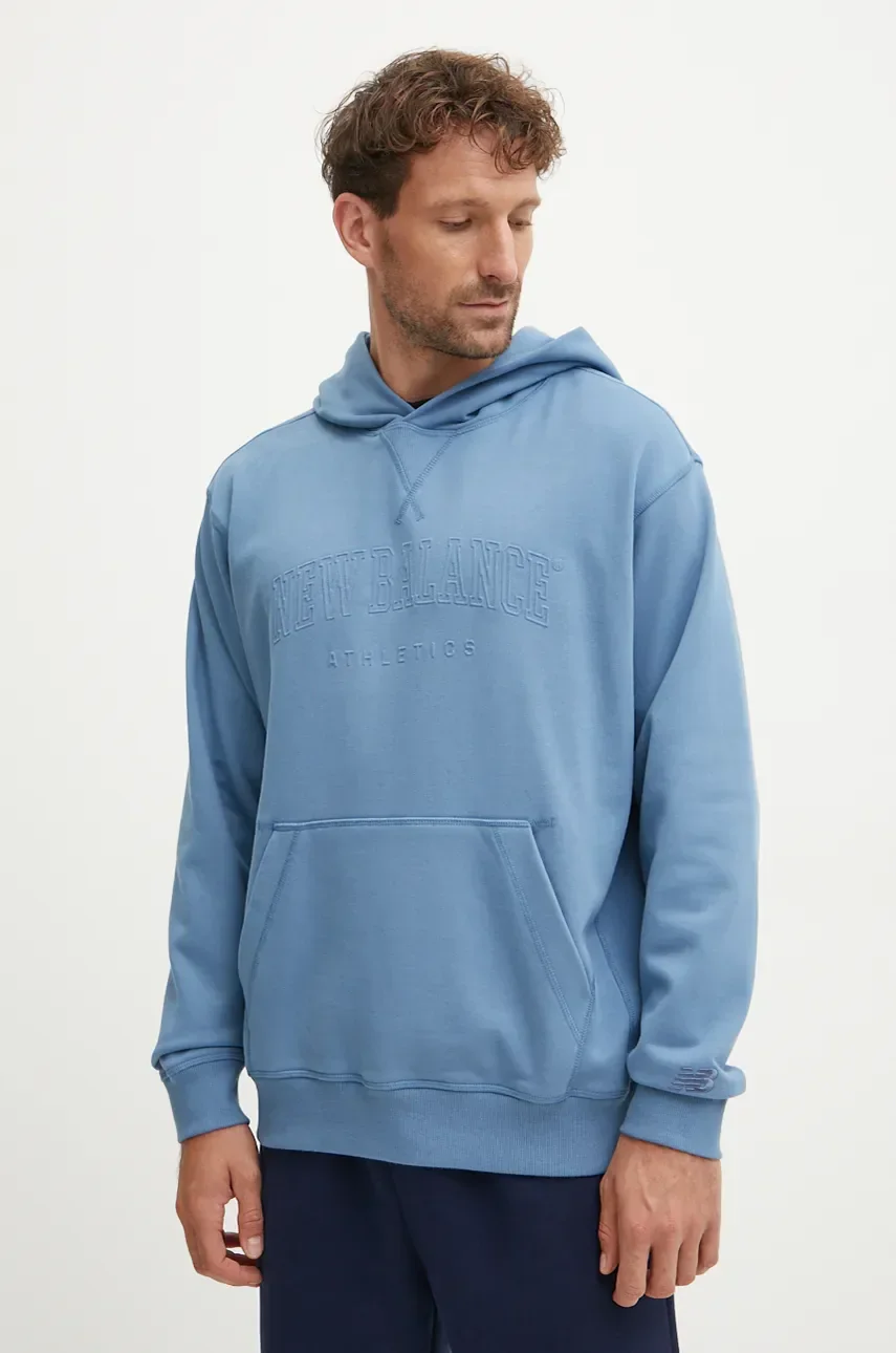 New Balance Памучен суичър