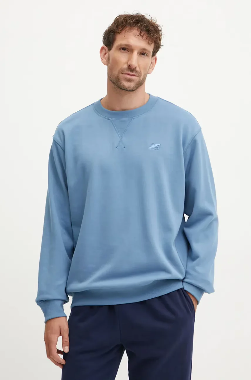 New Balance Памучен суичър