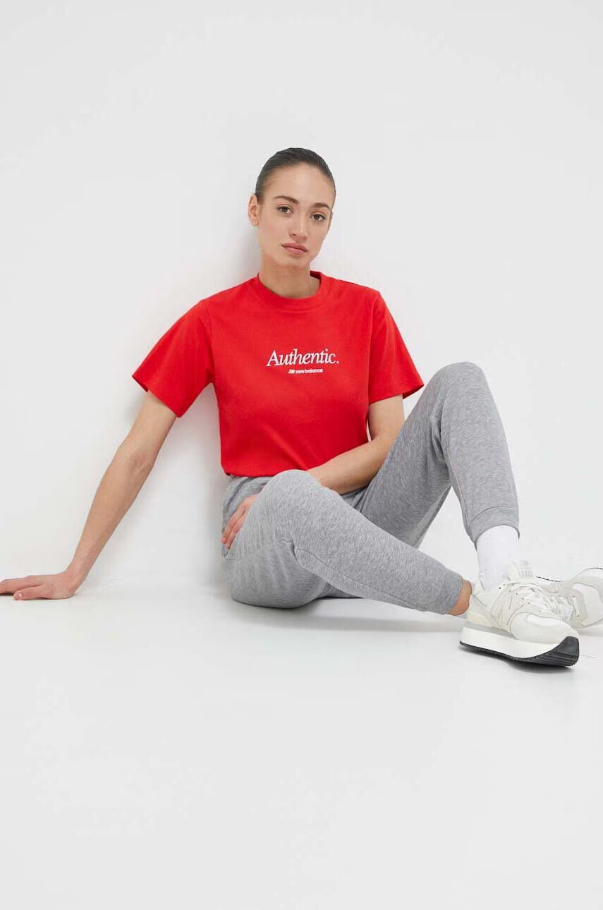 New Balance Памучна тениска