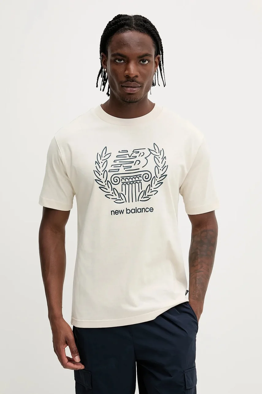 New Balance Памучна тениска