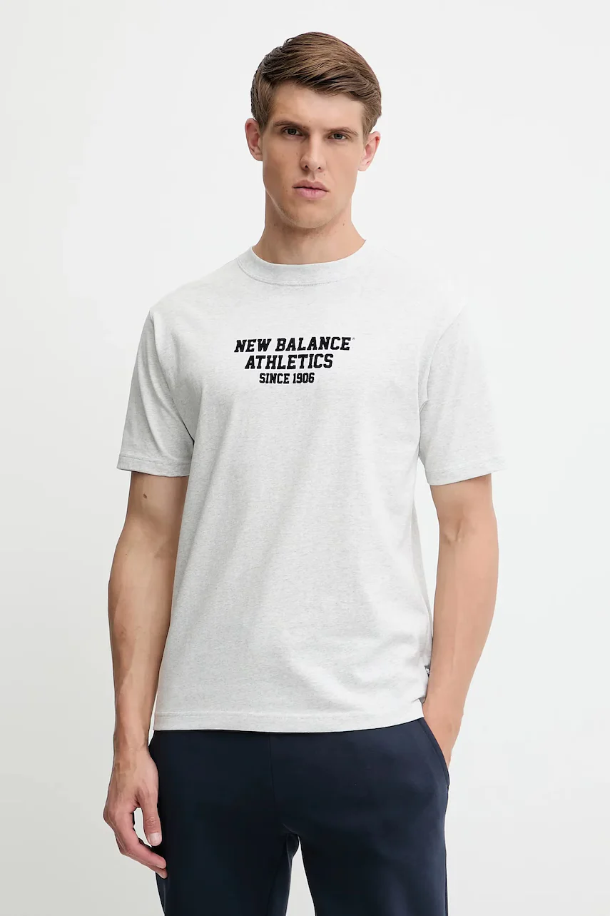 New Balance Памучна тениска