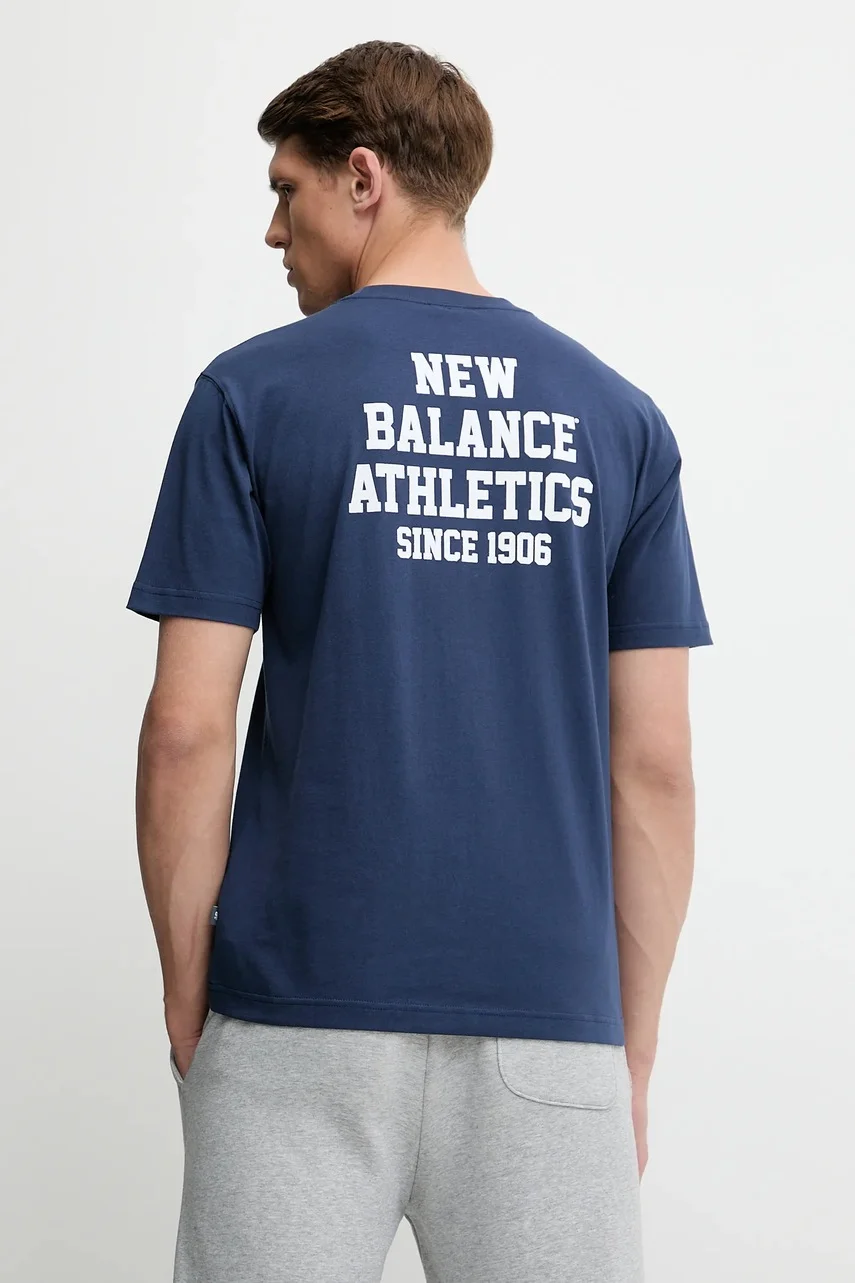 New Balance Памучна тениска