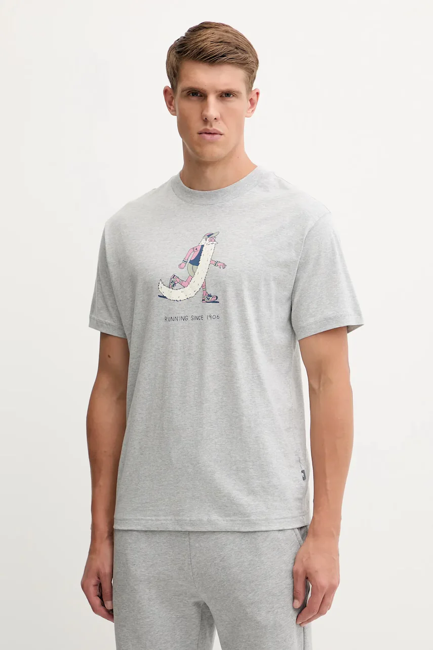 New Balance Памучна тениска