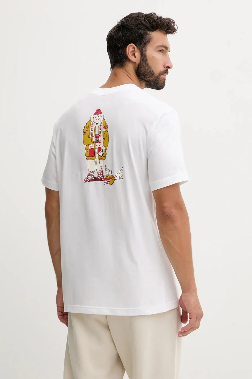 New Balance Памучна тениска