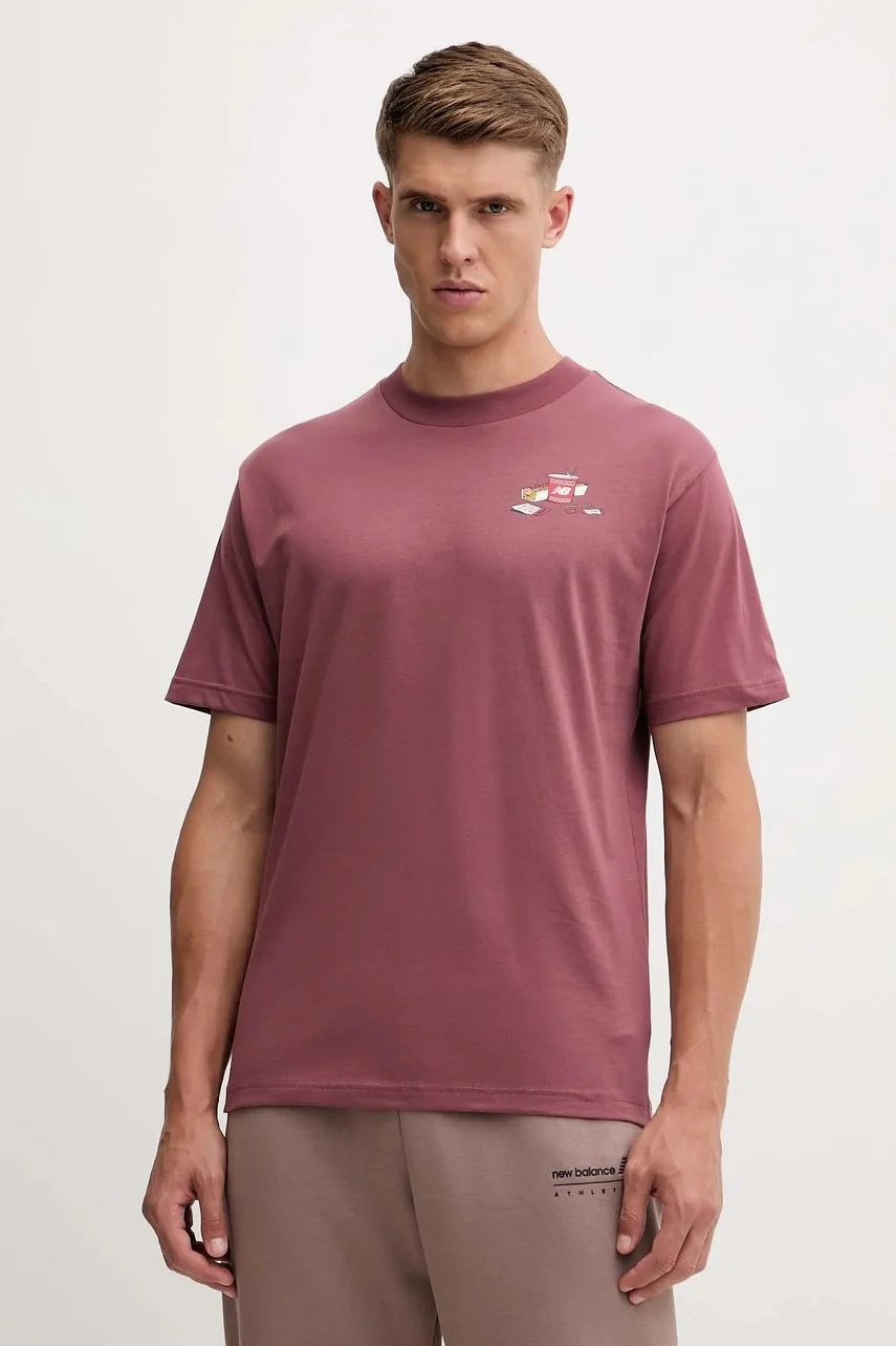 New Balance Памучна тениска