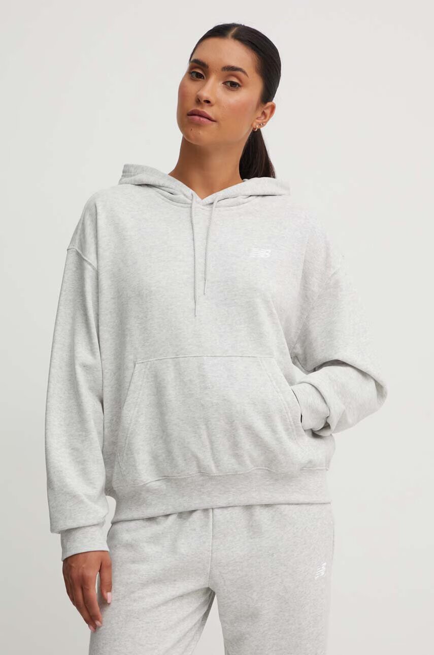 New Balance Суичър French Terry Small Logo Hoodie