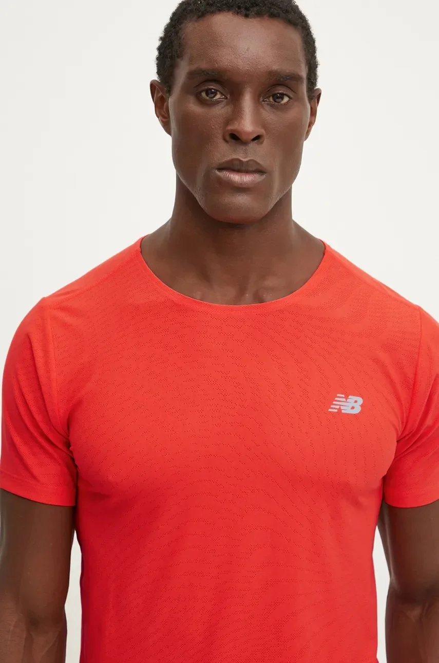 New Balance Тениска за бягане Athletics Jacquard