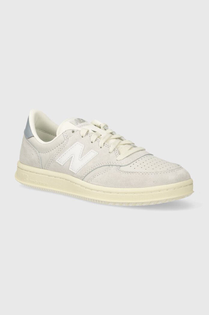 New Balance Велурени маратонки 500 в сиво CT500AG