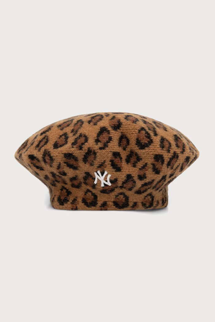 New Era барета от вълна LEOPARD кафява 60915988