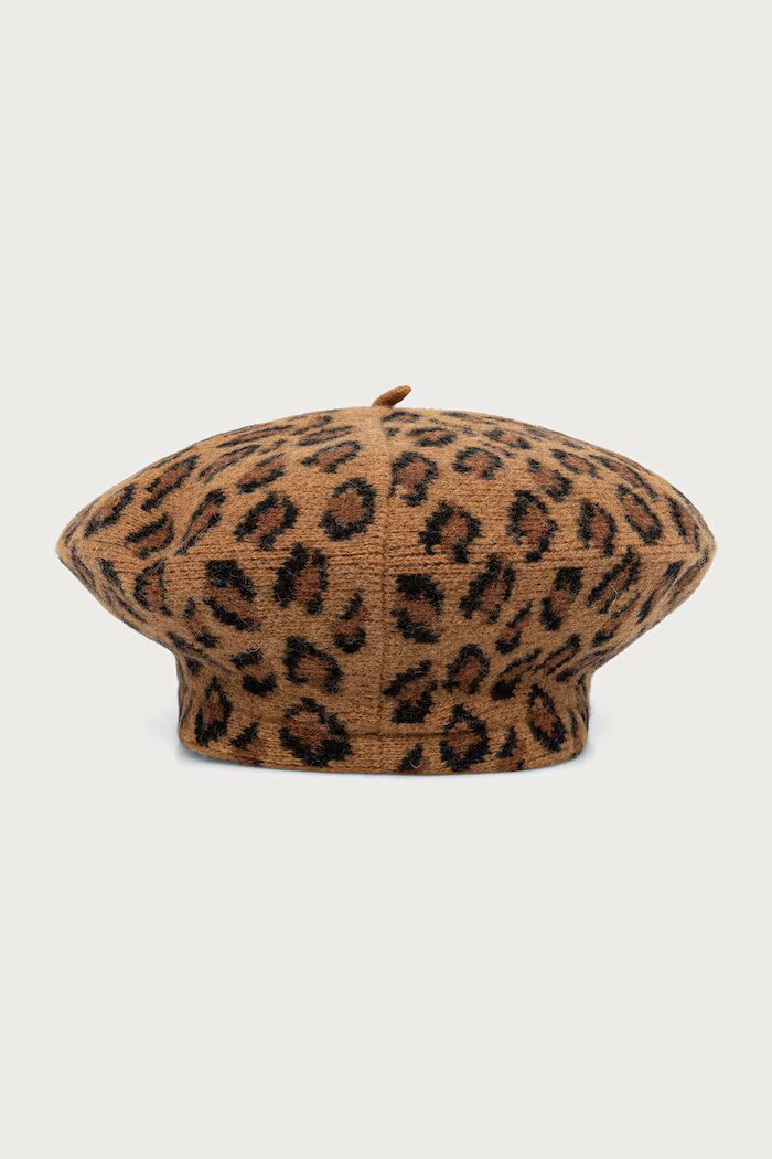 New Era барета от вълна LEOPARD кафява 60915988