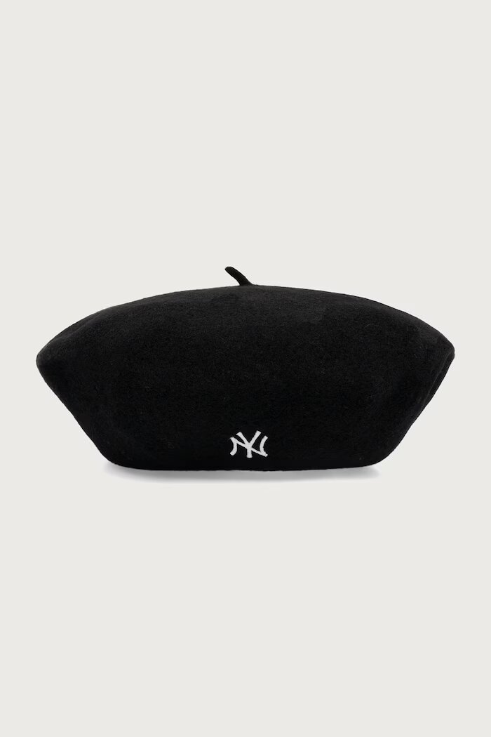New Era барета от вълна WOOL SCRIPT черна 60915736