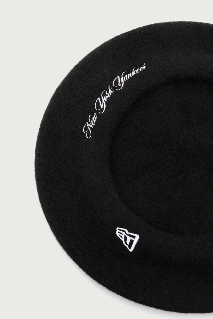New Era барета от вълна WOOL SCRIPT черна 60915736