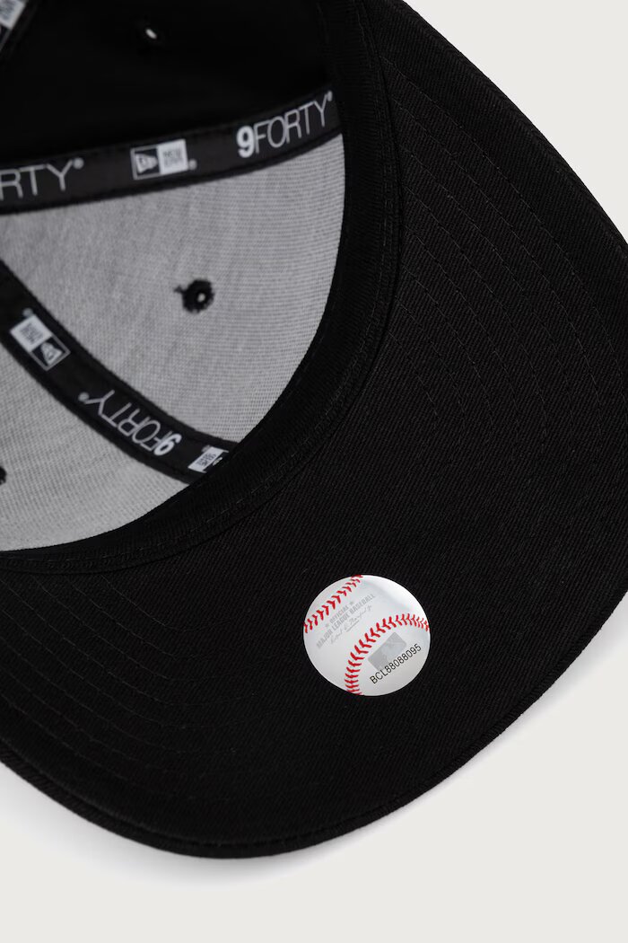 New Era бейзболна шапка от памук 9FORTY® MC черна 60915963