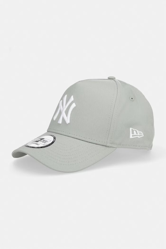 New Era бейзболна шапка от памук LE EFRAME NYY зелена 60856249