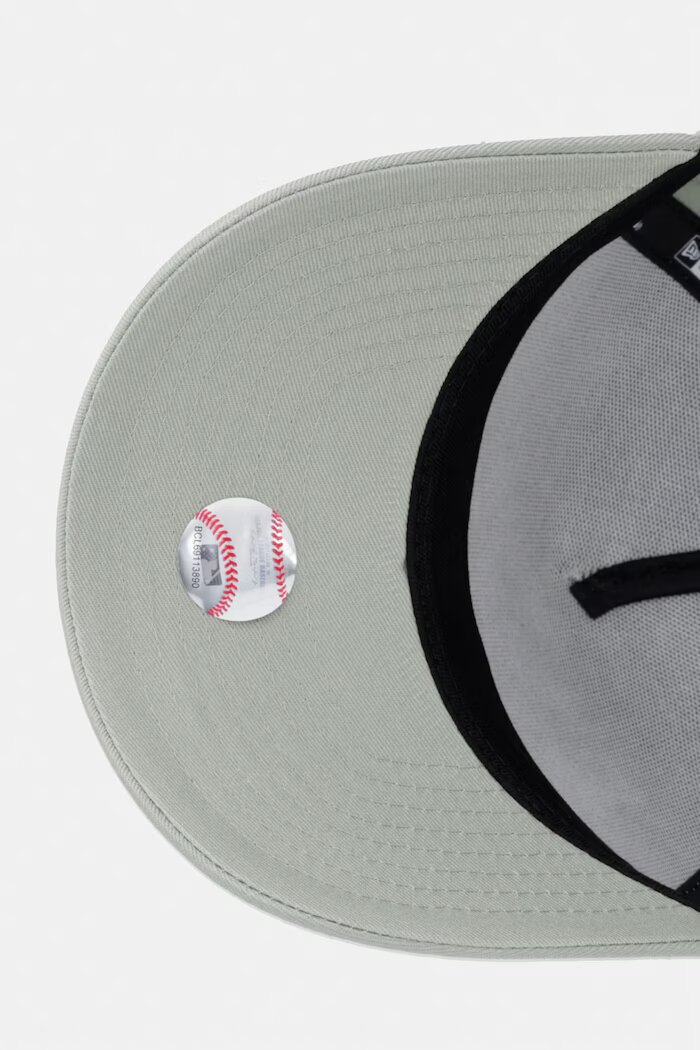 New Era бейзболна шапка от памук LE EFRAME NYY зелена 60856249