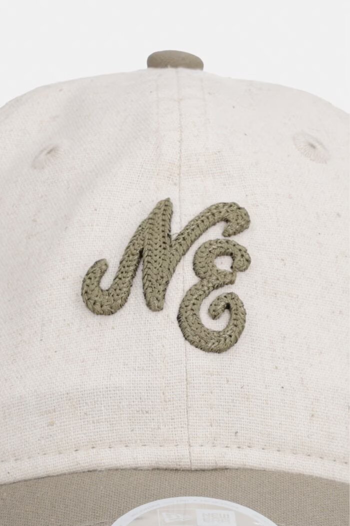 New Era бейзболна шапка с лен NE LINEN 920 бежова 60856293
