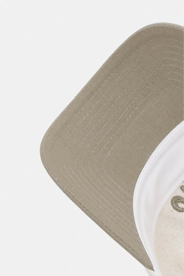 New Era бейзболна шапка с лен NE LINEN 920 бежова 60856293