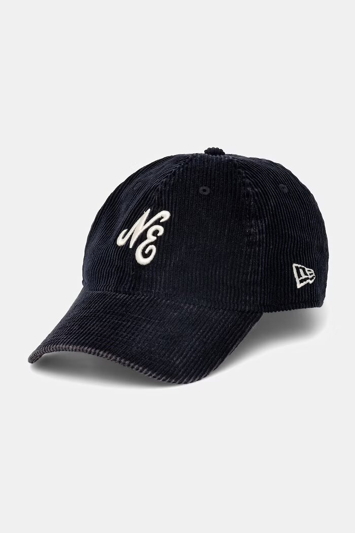 New Era Памучна шапка с козирка WASHED CORD 9TWENTY® в тъмносиньо 60771798
