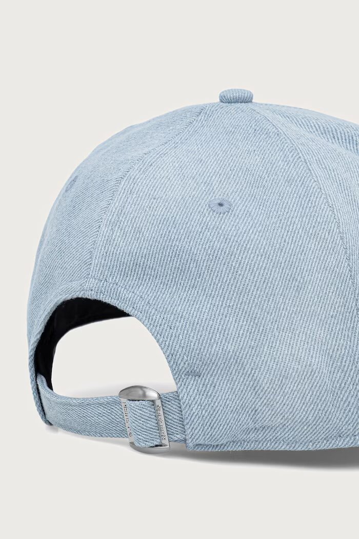 New Era шапка с козирка от деним DENIM 9FORTY® синя 60915751