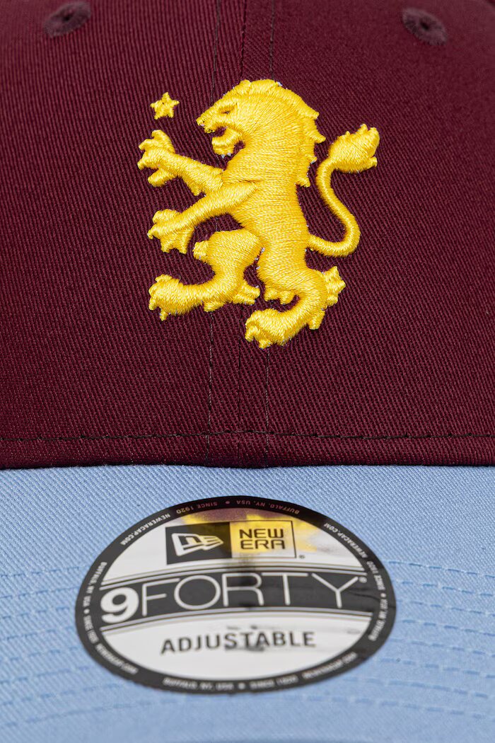 New Era шапка с козирка от памук 9FORTY® ASTON VILLA FC бордо 60897597