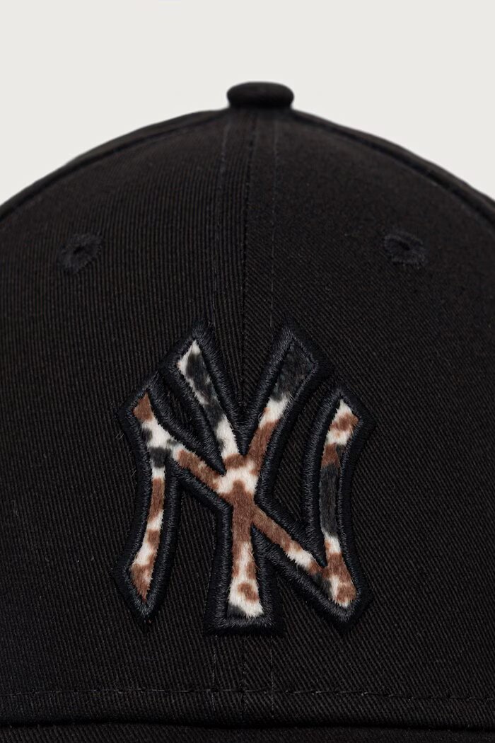 New Era шапка с козирка от памук FAUX PONY INFILL 9FORTY® черна 60844109
