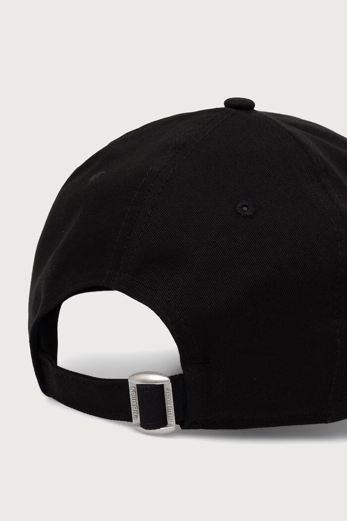 New Era шапка с козирка от памук FAUX PONY INFILL 9FORTY® черна 60844109